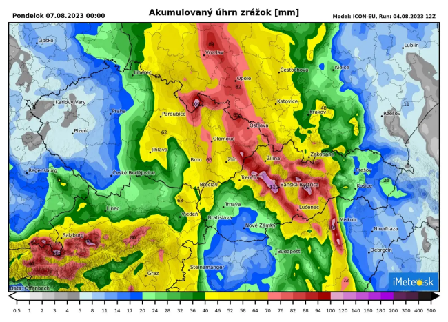 predpoveď zo 4.8. 12:00