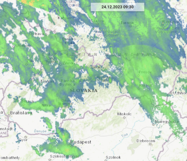 zdroj: imeteo.sk/iradar