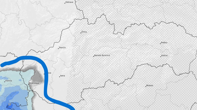 Predpoveď sa zmenila. Ťažisko sneženia sa presunulo a so snehom to bude inak