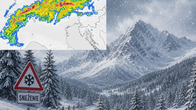Zima sa vracia. Môže napadnúť až 20 cm snehu, no do soboty by mohlo v Alpách napadnúť až 80 cm