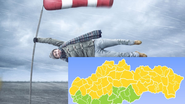 Výstraha pred počasím: Udrú búrky a vietor dosiahne silu orkánu