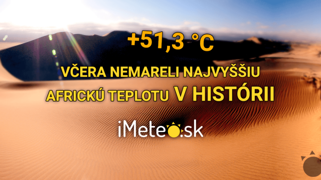 EXTRÉM: Namerali najvyššiu teplotu v Afrike v histórii