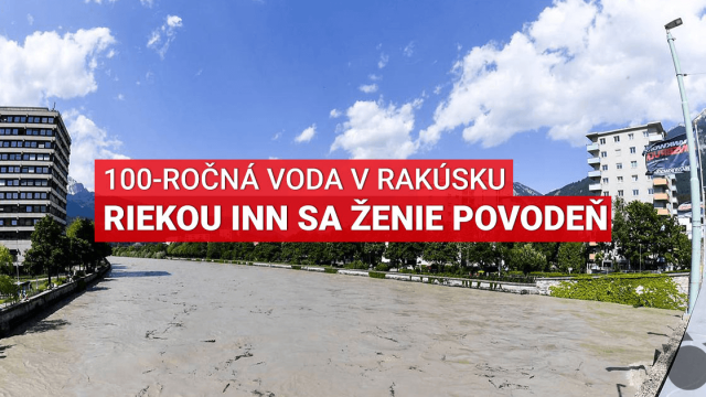 Do Rakúska mieri 100-ročná povodeň. Stúpne aj Dunaj