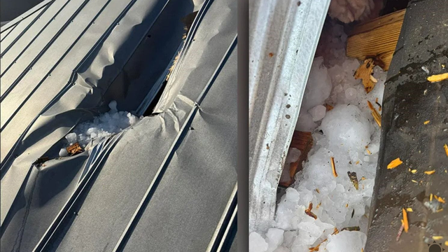 Z neba spadol obrovský kus ľadu, ktorý prederavil strechu. Odkiaľ sa vzal?