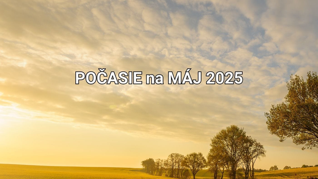 Predpoveď na MÁJ: Počasie prinesie najskôr +30 °C a potom búrky a lejaky