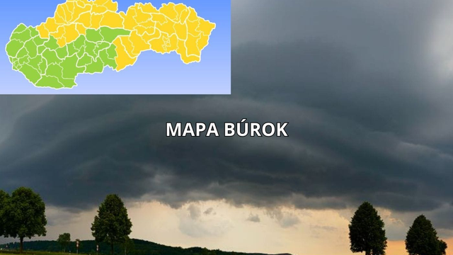 MAPA búrok na nedeľu: Trópy schladia búrky