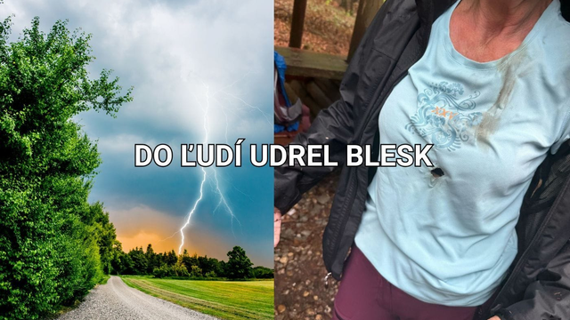 FOTO: Hasiči ukázali, ako dopadli ľudia, ktorých zasiahol blesk. Toto rozhodne nerobte