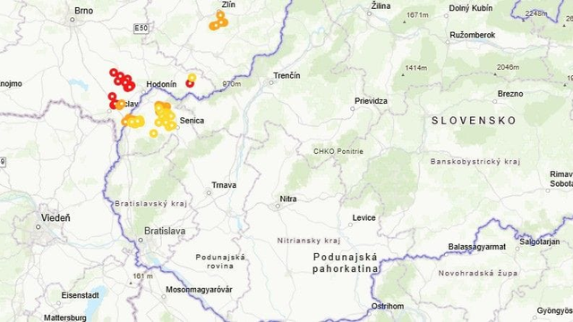 AKTUÁLNE: Na Záhorie dorazili prvé búrky. Postupne ich bude čoraz viac a naberú aj na sile