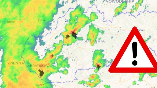 Statické búrky začínajú byť nebezpečné, hrozí riziko prívalových povodní