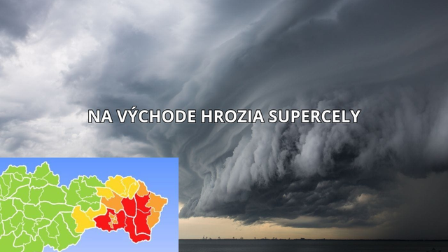 Silné búrky udrú opäť popoludní. Toto je kraj, kde sa treba mať na pozore