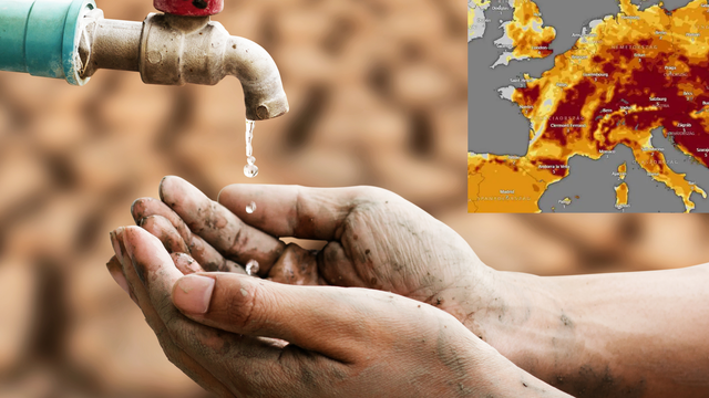 MAPA sucha: Teraz sa sucho prehĺbi v celej Európe. Horúčavy gradujú, voda sa míňa