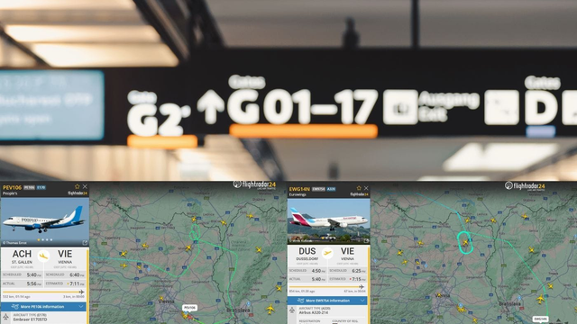 Nad hlavami sa nám kopia lietadlá. Letisko vo Viedni totiž zastavilo prevádzku