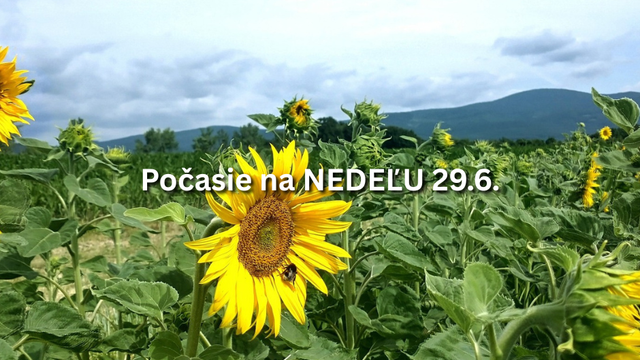 Predpoveď na nedeľu, 29. júna: Trópy sa vrátia