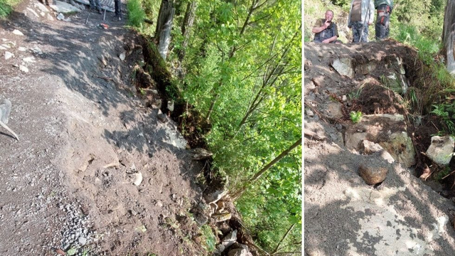 Vo Vysokých Tatrách opäť otvorili chodník pod magistrálou. Zosuvy pôdy však stále hrozia
