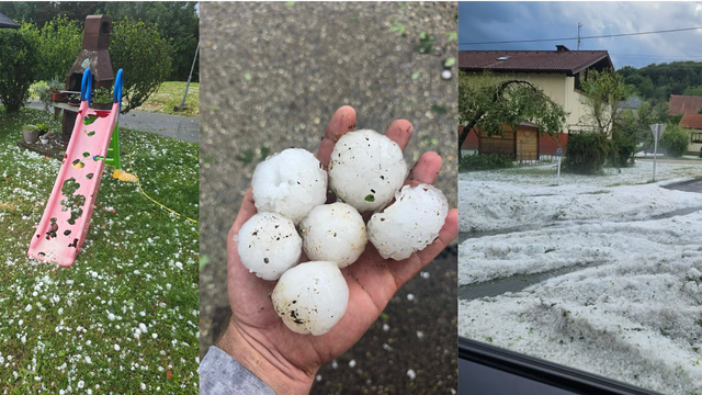 Búrkové monštrum: 6 cm krúpy poškodili strechy a autá, úroda je zničená