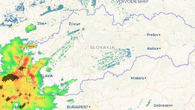 Búrky priniesli ochladenie. Teploty klesli o viac ako 10 stupňov