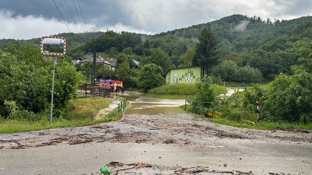 Búrka vytopila mesto Revúca. Vyhlásili 3. stupeň povodňovej aktivity