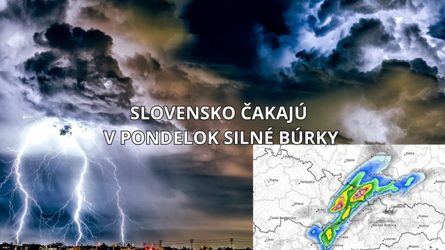 Slováci, pozor: Hrozí prechod nebezpečných búrok či dokonca bow echa