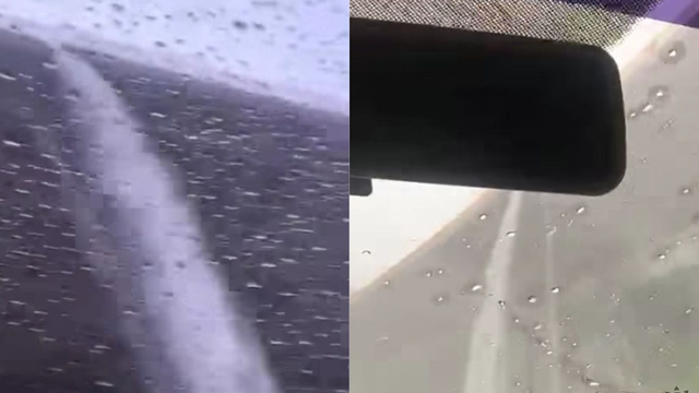 VIDEO: Dážď zosilnieva, z rýchlostnej cesty sa valí vodopád