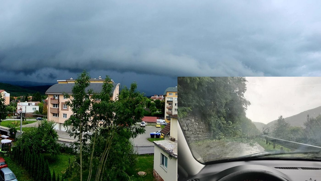 Supercela lámala stromy, búrky sa ženú stredným Slovenskom