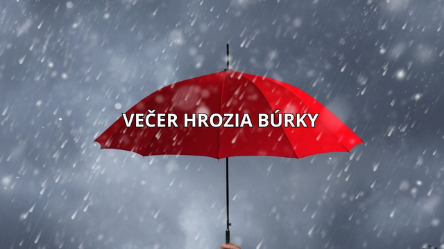 MAPA: Večer sa môžu vyskytnúť BÚRKY. Toto sú oblasti, kde hrozia