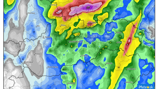 Slovenskom prešla vlna zrážok a búrok. Začínajú sa tvoriť ďalšie