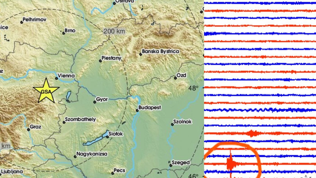 Pri Viedni došlo k zemetraseniu. Zaznamenané bolo aj u nás