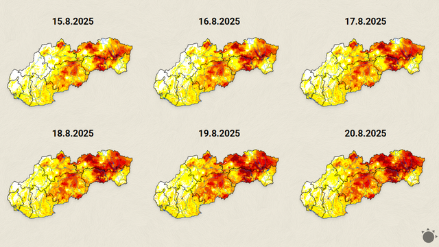Na Slovensku opäť nastupuje sucho. A bude to ešte horšie, teploty porastú