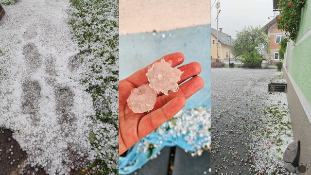 Krupobitie a záplavy na Jadrane: Takto sa včera vybláznilo počasie