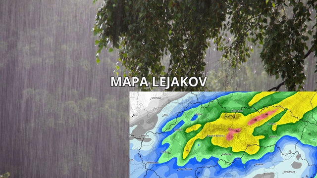 MAPY lejakov a búrok: Bude liať ako z krhly. Kde naprší najviac?