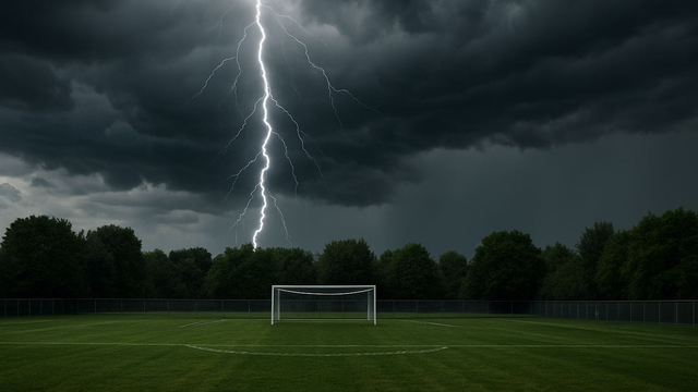 Blesk zasiahol skupinu detí na futbalovom ihrisku v Opave. Jedno dieťa museli oživovať