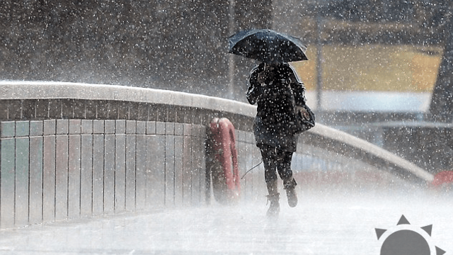 Teplotný rozdiel, zrážky na väčšine územia