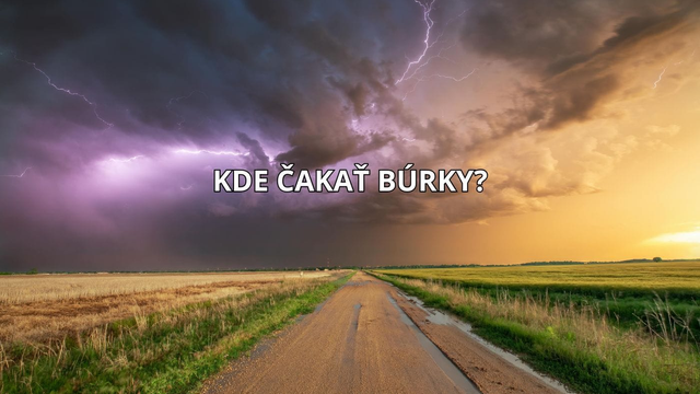 MAPA okresov: V týchto regiónoch Slovenska hrozia aj búrky