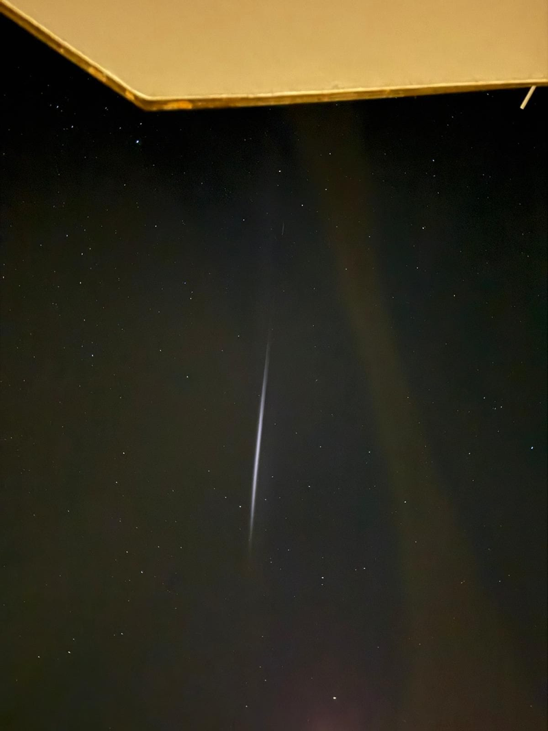 Jav pozorovali aj v Lipanoch, zdroj: Jozef (WhatsApp)