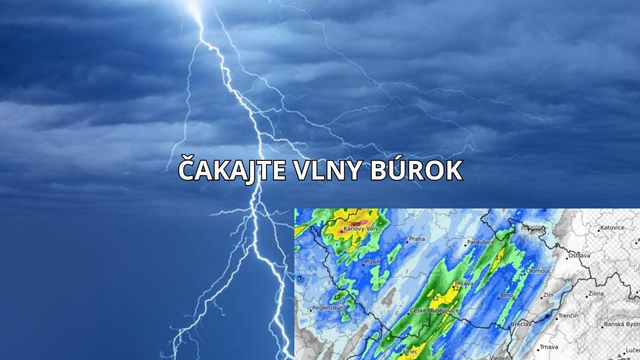 MAPA búrok: Na Slovensku udrú búrky. Kedy príde prvá vlna?
