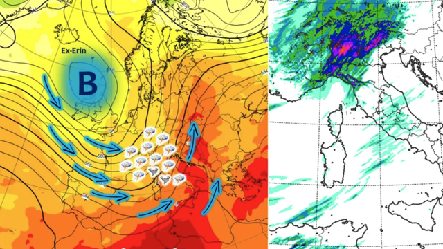 Erin udrel na Taliansko: Prináša extrémne dažde, víchricu a tornáda!