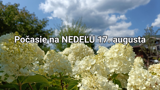 Počasie na zajtra, nedeľu 17. augusta: Prichádza úľava od horúčav, konečne sa ochladí