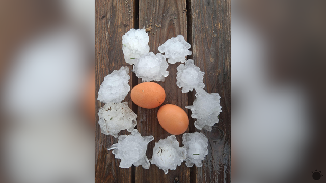 Krúpy veľké ako vajcia. Teraz sa búrková vlna ženie ku nám