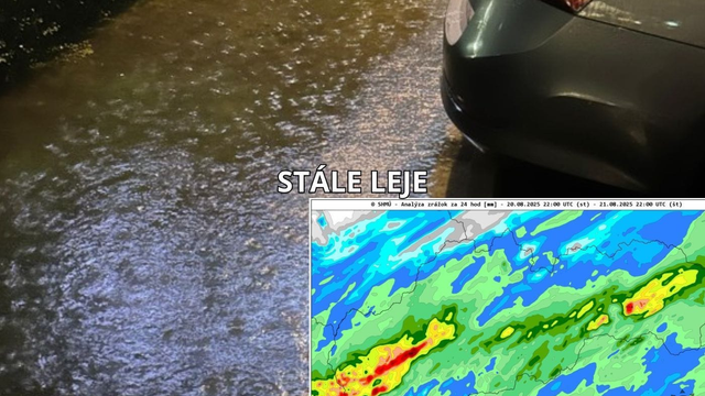 Toto tu už dlho nebolo. Extrémne zrážky na západe zaplavujú