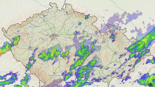 Zaujímavý jav: Radar ukazoval výdatné zrážky, no na zem prakticky nič nespadlo. Ako je to možné?