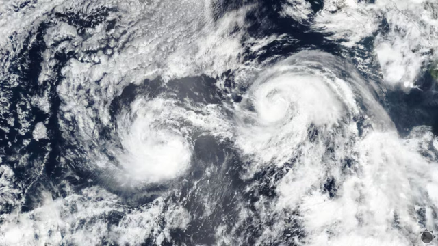 V Atlantiku môže dôjsť k vzácnemu javu – efektu Fujiwhara. O čo ide?