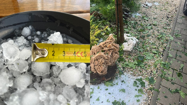 Slovenskú obec zasypali krúpy, spôsobili škody. Aha, na tú spúšť