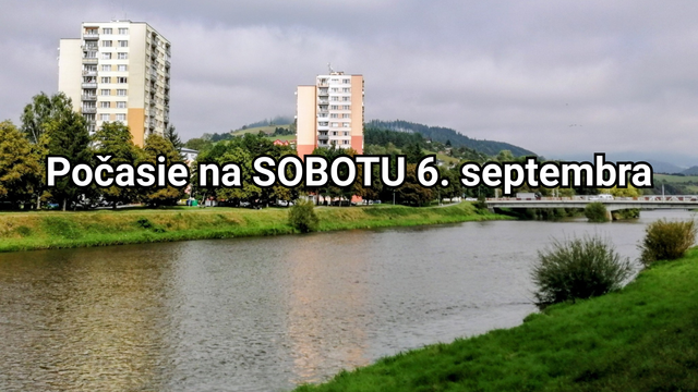 Počasie na zajtra, sobotu 6. septembra: Počasie bude premenlivé, potrápi nás silný vietor