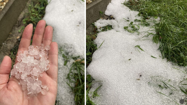 Nočné búrky priniesli krúpy a zaplavené ulice