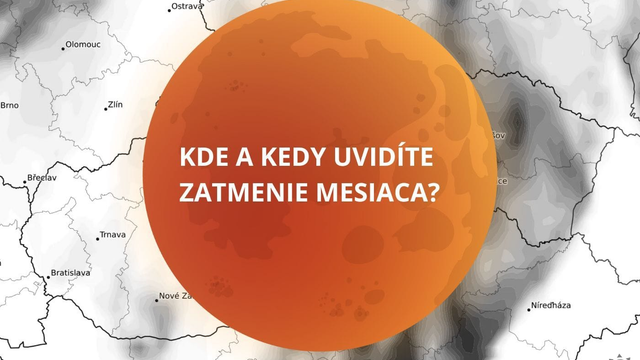 MAPA a ČAS: Kde a kedy pozorovať zatmenie Mesiaca?