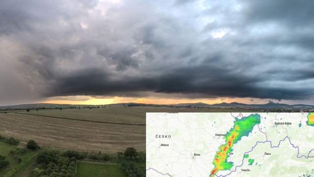 Na pohraničí to doslova vybuchlo. Búrky vznikajú aj na Záhorí