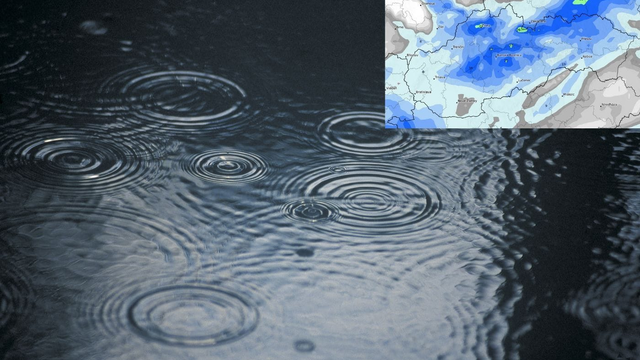 MAPA. Toto je aktuálna mapa okresov, kde naprší najviac
