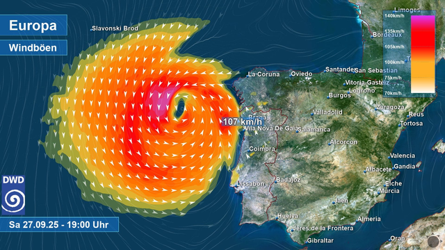 Ex-hurikán práve dorazil nad Európu. Meteorológovia vydali výstrahy