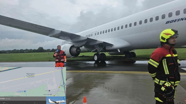 Lietadlo pre dážď dostalo šmyk a zišlo z pristávacej dráhy. Uzavreli letisko