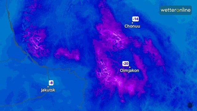 Na Sibíri je už poriadna zima. Teploty klesajú k -27 °C a snehu je neúrekom
